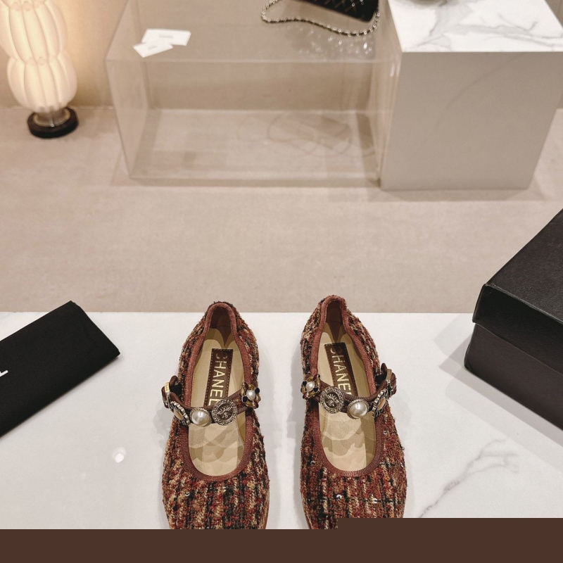 Ch*el flat shoes